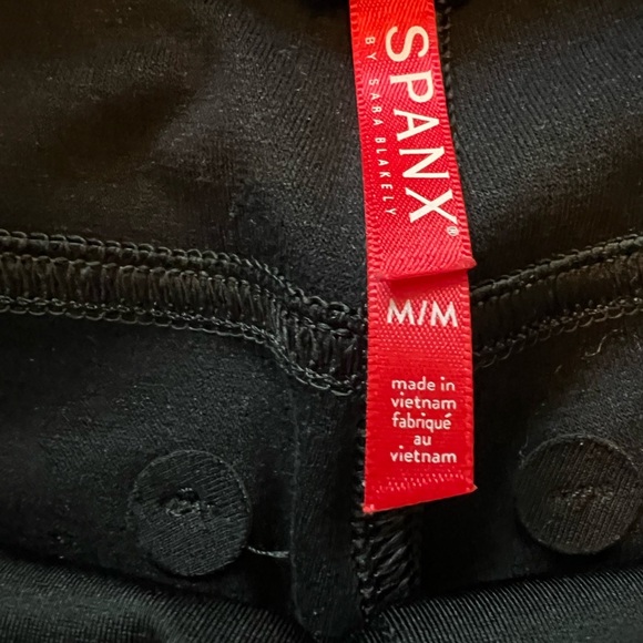 EUC Ladies Spanx Leather Like Skinny Pant Size Medium - Picture 4 of 7